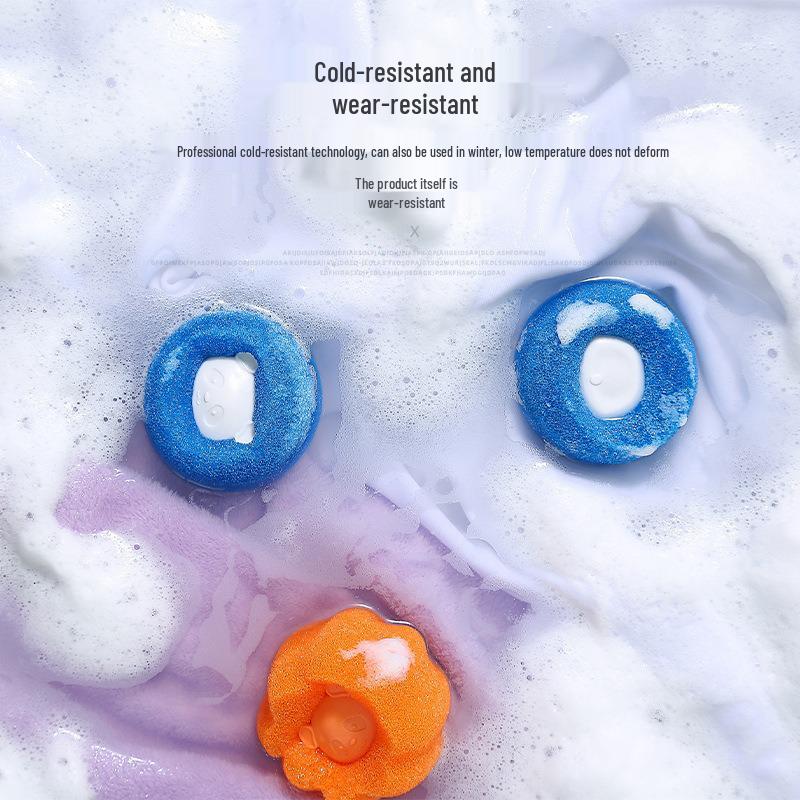 

Очаровательные шарики для стирки против спутывания в виде мишек - Удалитель шерсти и ворса, Волшебные шарики для стирки.