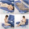 Single-size Moriniko Natural Futon Mattress with 100% Cotton Outer Fabric and Shijira Weave, Moisture-Wicking, Quick-Drying, High-Resilience, Lightwei