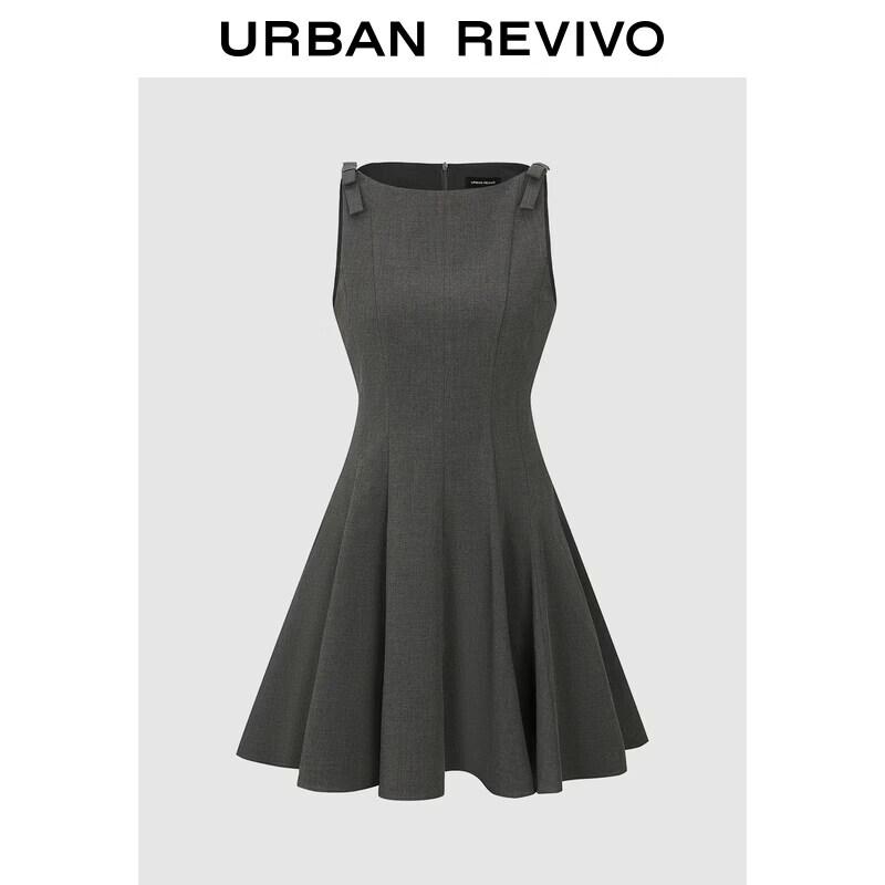 UR 2026 Spring Bowknot Mini Dress L
