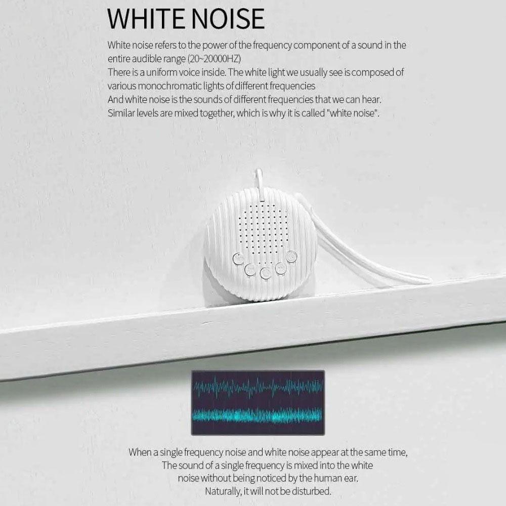 USB Rechargeable Baby Sleep Machine Volume Adjustable Automatic Shutdown Speaker  Sleep Relaxation