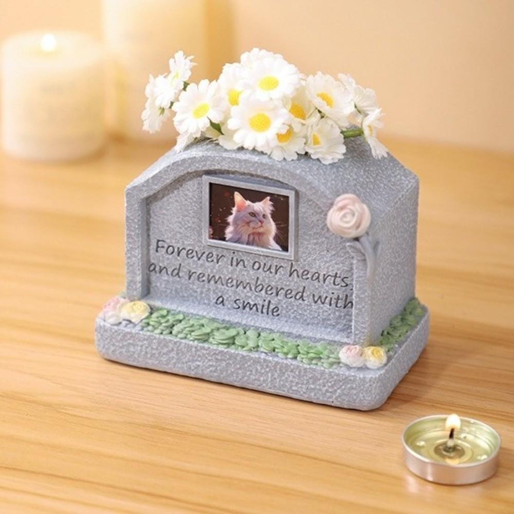 Weerbestendige Pet Memorial Steen Waterdichte Kat Sacrificiële Grafsteen Begrafenis Ceremony