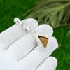 Natural Bauxite Gemstone Pendant 925 Sterling Silver Indian Jewelry For Girls