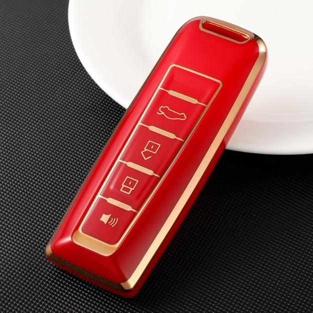 New TPU Car Key Case Cover for Great Wall WEY Coffee 01 Coffee 02 Tank 300 VV5 VV6 2023 VV7 A1 A3 A4 A5 A7 A8 Car Remote Key Fob