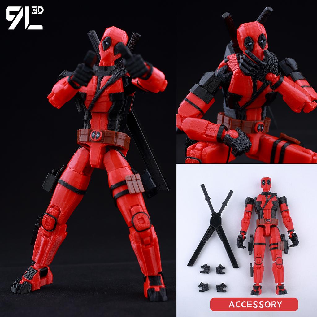 9L3D Printed Dummy13 Superheroes Superman Anime Multi-Jointed Shapeshift Toys Action Figures Mannequin T13 Model Ornaments Gifts