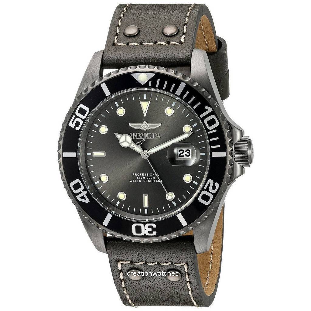 

Мужские часы Invicta Pro Diver Quartz Professional 200M 22077 серый