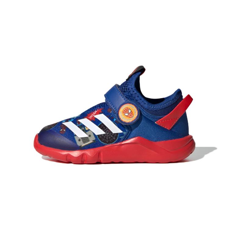 

Новые нескользящие и дышащие кроссовки с низким верхом для малышей MARVEL x Adidas, сине-красные, для младенцев и малышей FV4265 20