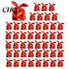 Portable Snack Bags for School Events 48 Pcs Halloween Candy Bags, Kids Trick or Treat Goodie Cute Rabbit Convenient Drawstring Sweets Ear Small