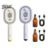 Retractable Steam Comb 1/2Pcs Electric Spray Air Cushion Brush USB Rechargeable Misting Massage 2-In-1 Brush Anti-Frizz Self-Cleaning for Dry Damaged