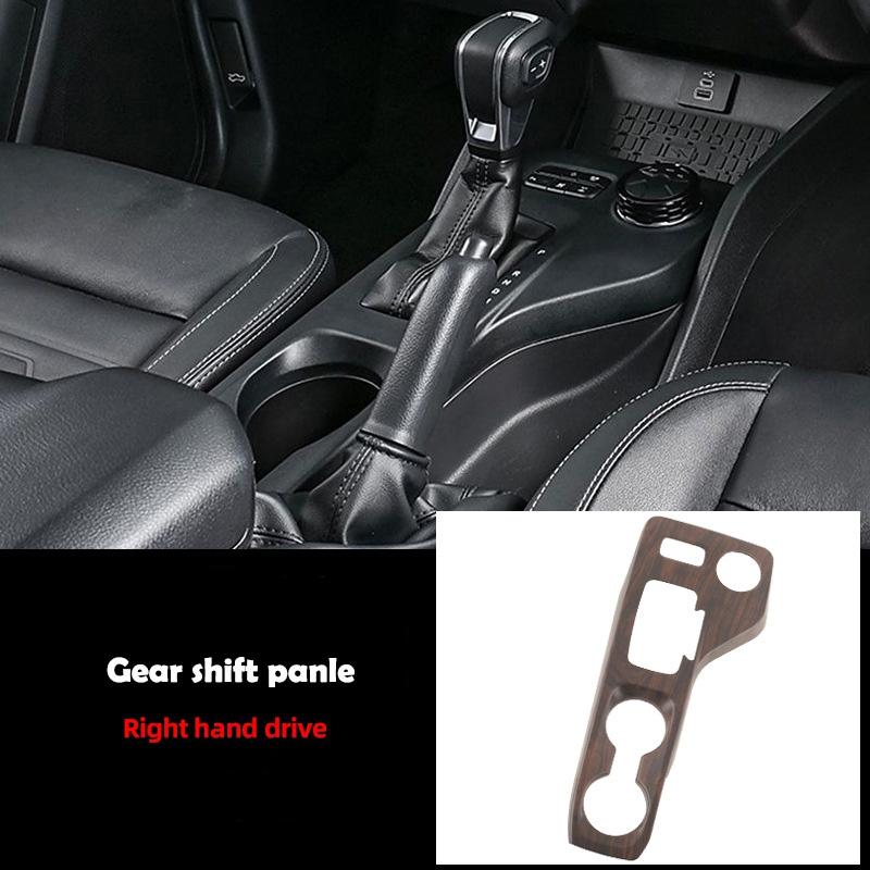 LHD RHD For Ford Ranger Wildtrak T9   2024 ABS Wood door handle bowl Central Screen trument Reading Light panle cover