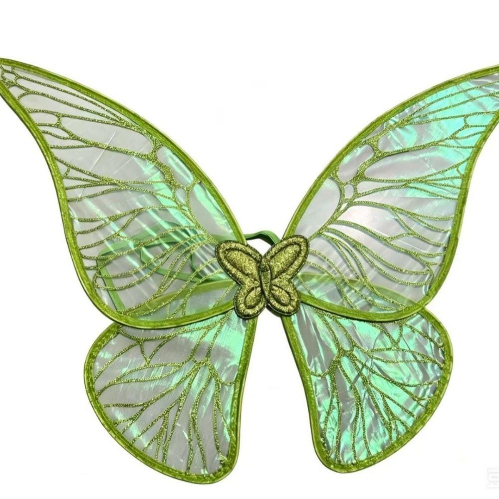 Organza Fee Flügel Funkelnde Elfen Cosplay Flügel Neue Schmetterlingsflügel für Damen Mädchen
