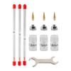 11Pcs 0.3mm 0.5mm 0.8mm Airbrush Needle Kits Fittings Professional Mini Wrench