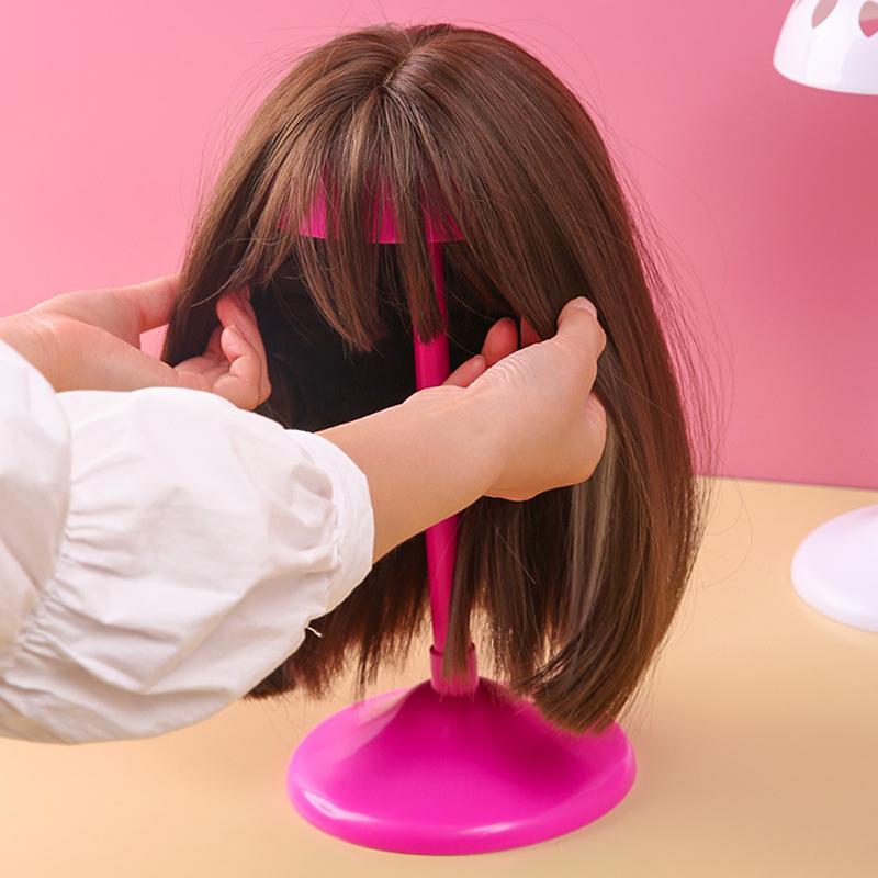 Cap de manechin cu șapcă portabil Suport pentru perucă Manechin stabil Suport practic pentru păr