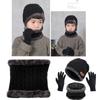 Set Touch Screen Gloves Winter Warm Neck Warmer Beanie Hat And Neck Scarf Hat Scarf Gloves Set