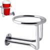 Anti-rust Boat Ring Cup Holder Mirror Polished Marine Drink Rack RV Beverage Holder  Camper Van