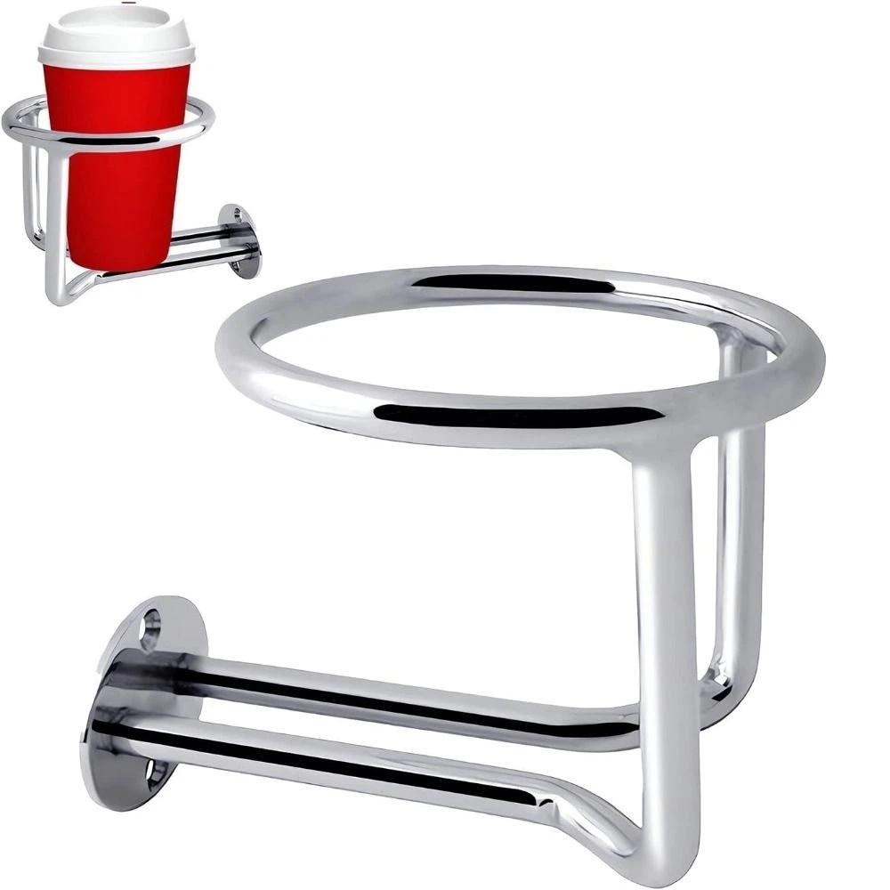 Anti-rust Boat Ring Cup Holder Mirror Polished Marine Drink Rack RV Beverage Holder Camper Van