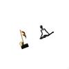 Creative Music Thinker Resin Sculpture Abstract Musical Figurine Tabletop Ornament Unique