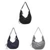 Vintage Plaid Single Shoulder Bag Large Capacity Crossbody For Casual Travel