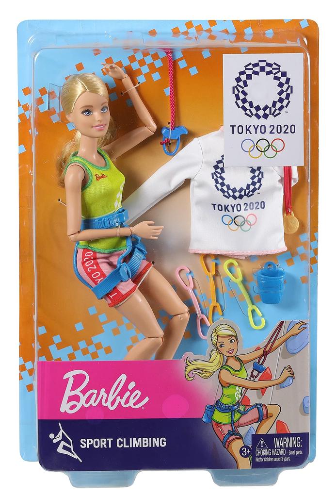 barbie Tokyo Olympic Licensed Barbie Sport Climbing Champion Tokyo 2020 Olympics and Accessory 3 and GJL75 [Dress-up Doll] [Doll Set] [Ages Up]