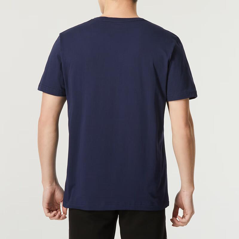 Puma American Retro Letter Logo Print Casual Quick-Dry Breathable Short Sleeve T-Shirt Men Tops Navy 630562-06