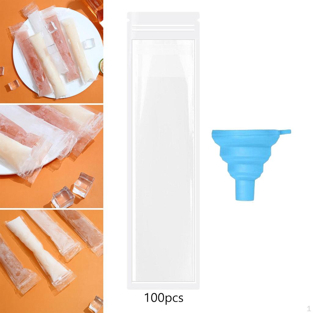 Sáčky na ledové nanuky DIY kapsička na ovocné smoothies zdravé svačiny 20 kusů