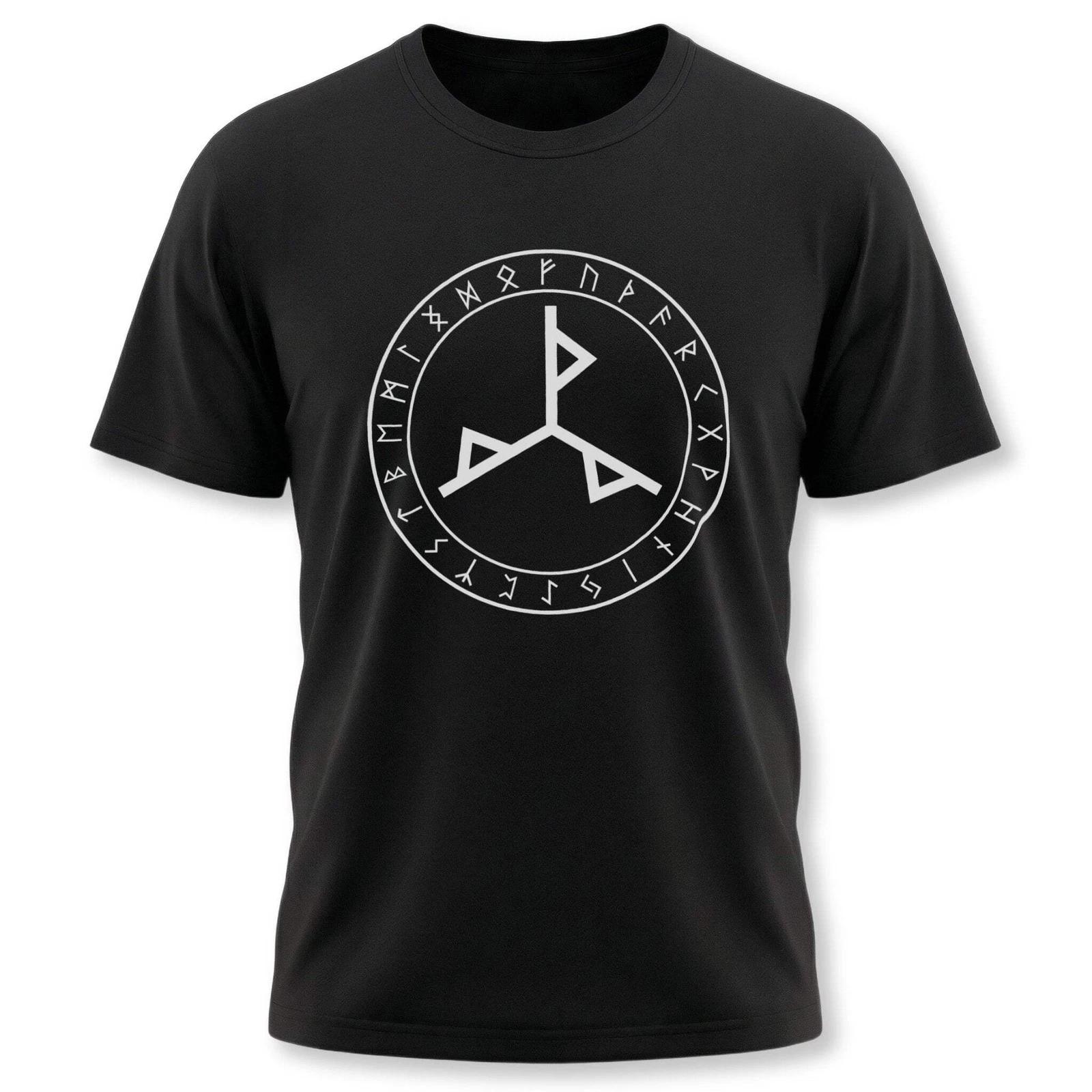Viking Runes Dynamic Power Norse Bind Rune T-Shirt | Unisex Runic Tee Shirt XXXXL