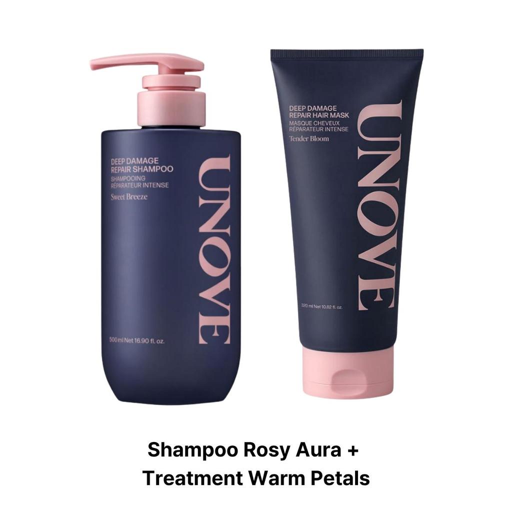 Unove Tiefenreparatur Shampoo 500ml + Treatment EX 320ml