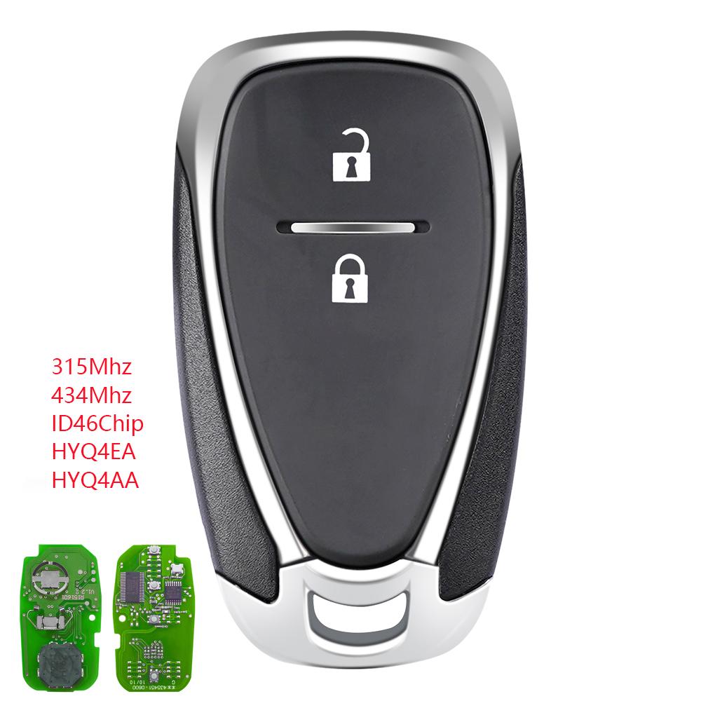 BEST KEY  Remote Control Car Key For Chevrolet Cruze Spark Equinox Malibu  2016-2020 HYQ4EA With Original Transponder ID46Chip HYQ4EA 434MHz чёрный
