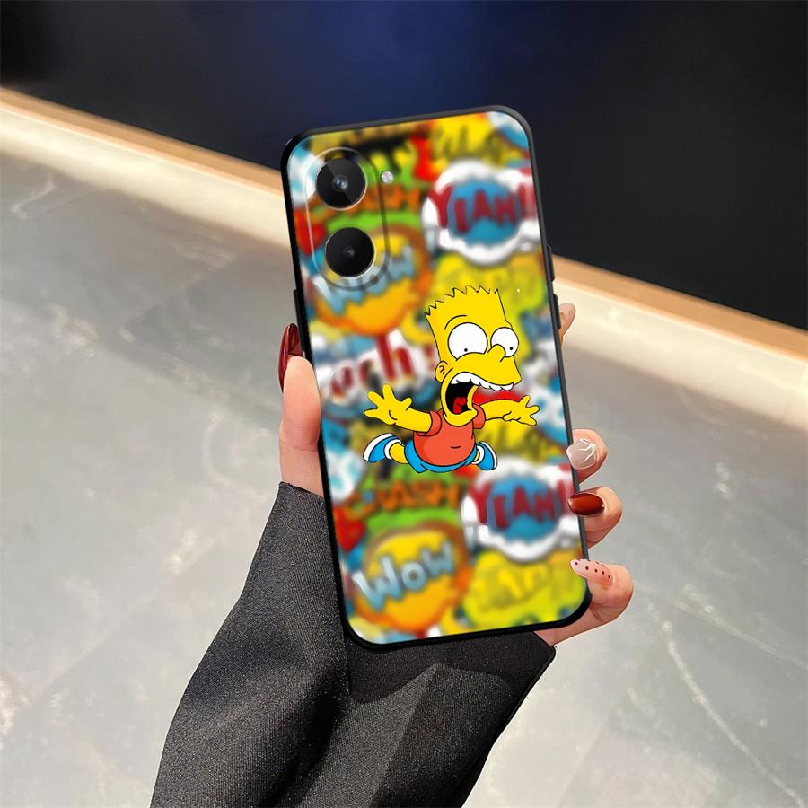 The S-simpsons Cartoon Phone Cover Case for Realme GT Master Neo2 12 14 C15 C12 P3 Ultra C21 Nazro 50 50i 11 Pro C25 C33 C35 C53
