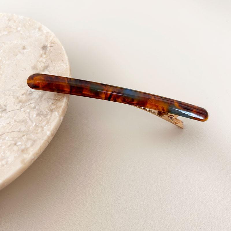 Acetate Duckbill Clip Women's Side Bang Clip Haircut Barrettes Broken Hair Finishing Clip Bar Hairclip Headdress