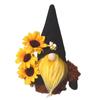 Creative Lovely Sunflower Small Doll Suitable Family Festival Party Dwarf Plush Beard Faceless Doll Window Desk Ornament