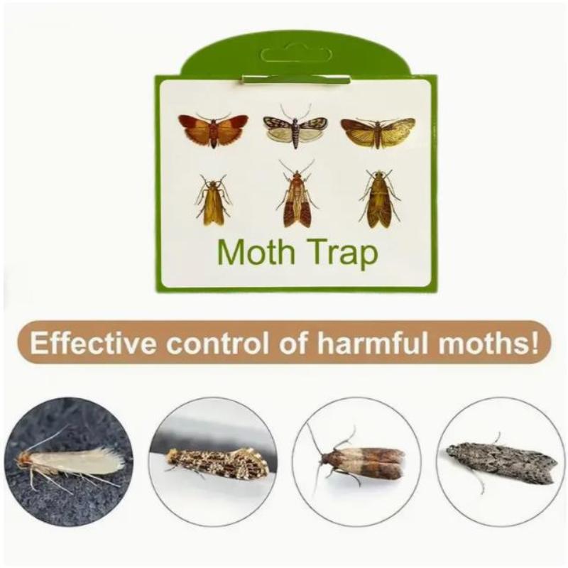 2/5/10Pcs Moths Traps Pantry Clothes Kitchen Food Home Garden Pest Control Moth Traps Pheromone Moths Sticker Moths Trap