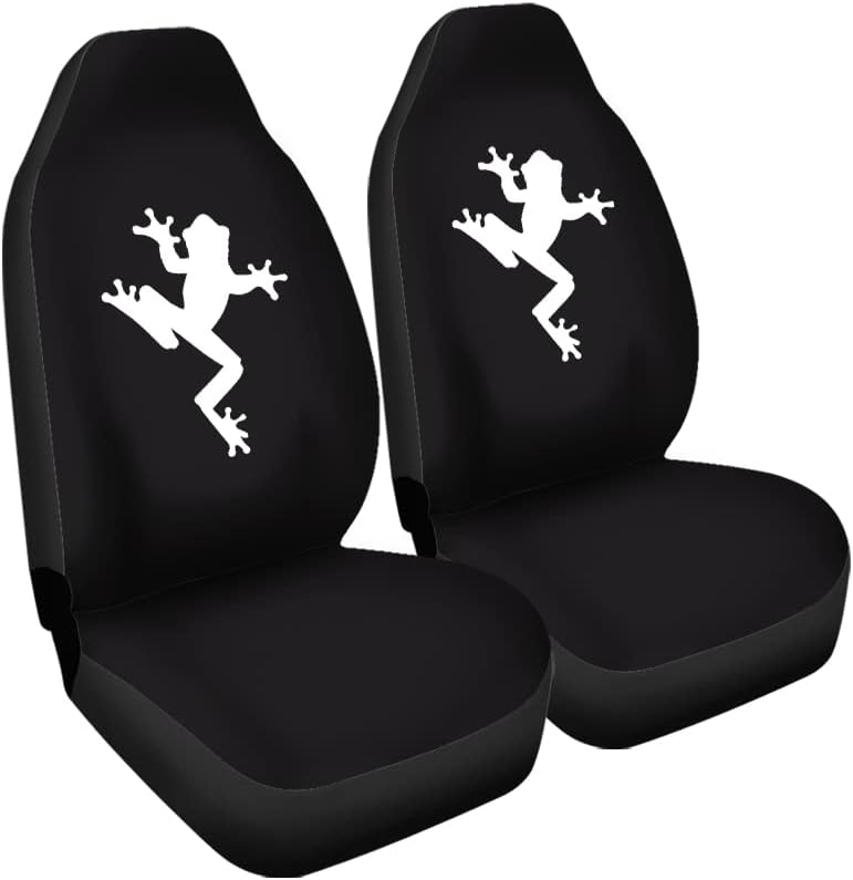 Cartoon Frog Car Seat Covers Universal 2 Pcs Auto Front Seat Cover Fit Most Cars Suv Sedan Trucks Four Seasons Seat Covers