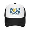 Boné de Baseball Logo Wolf Pack Therapy Novo Na Coleção Chapéu Chapéu de Cavalheiro Chapéu com PomPom Chapéus Unissex Feminino