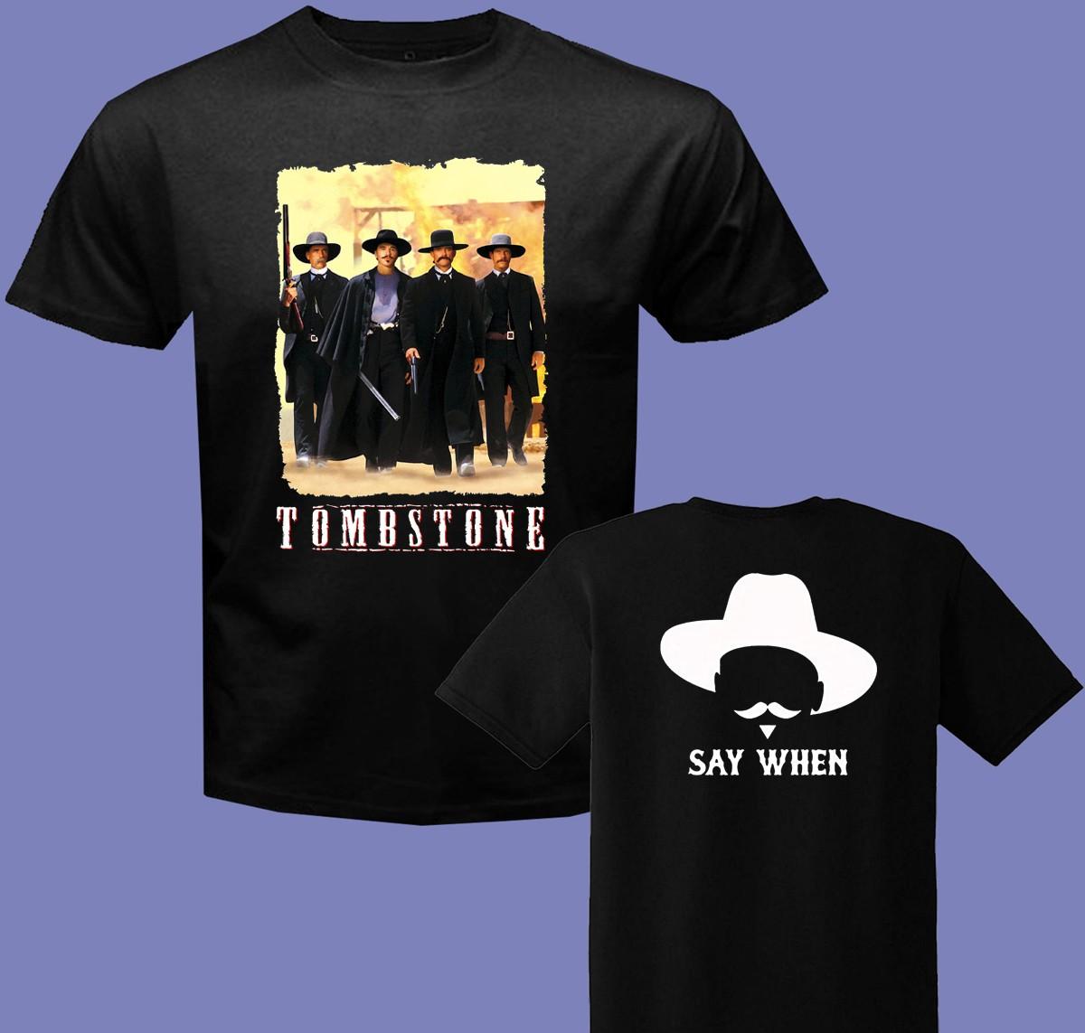 Tombstone Movie Huckleberry Men s Black Size S-3XL S разноцветный