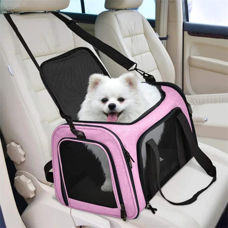 Portable Pet Large-capacity Single-shoulder Bag Seat Pet Carry-on Bag Breathable and Foldable Large Capacity and Lightweight
