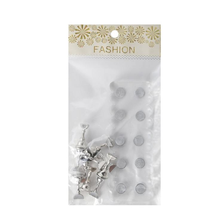 Acrylic Nails Art Practice Stand Magnetic Holder for Nail Tips Exercise Home Use