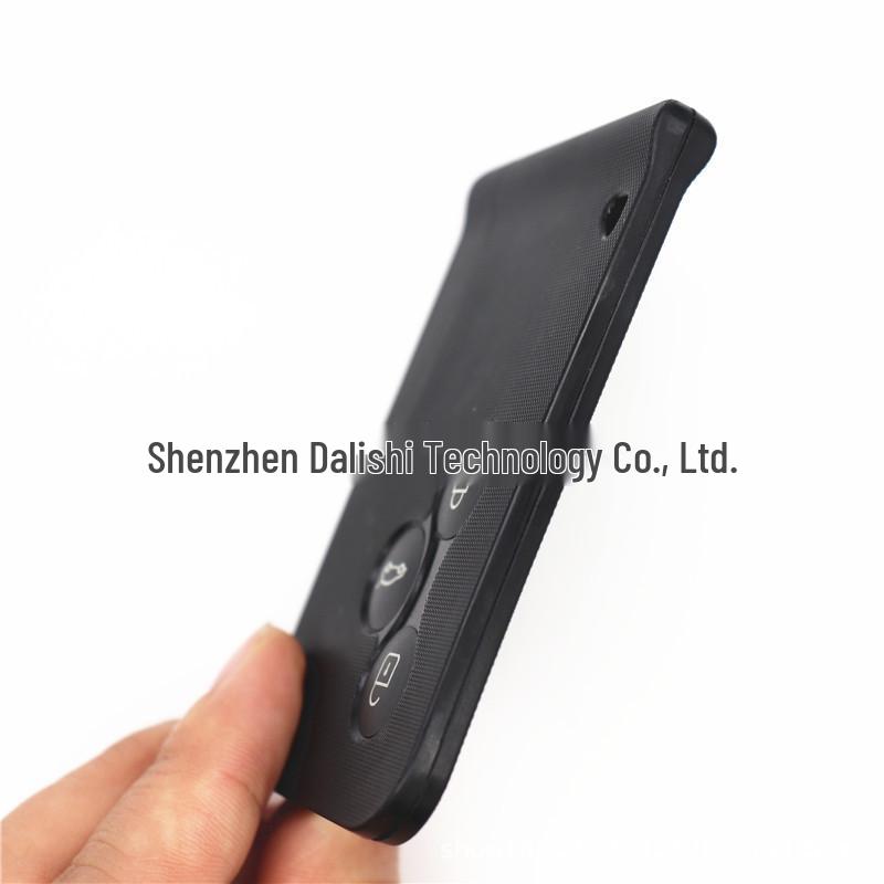 Renault Megane 3-Button Key Shell with Small Key, No Logo