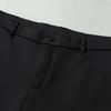 Dibenze Men's Plus Size Fleece-Lined Straight Business Casual Pants