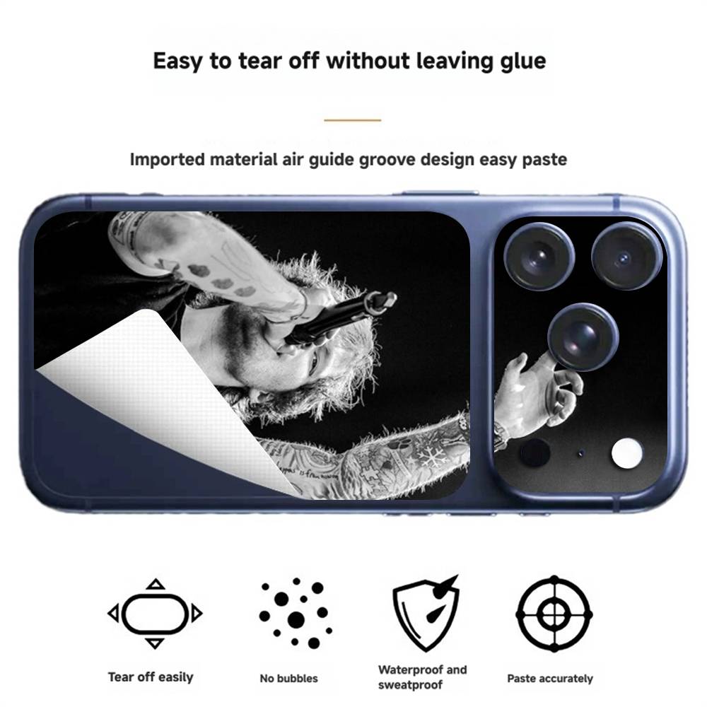 Singer E-Ed Sheeran For iPhone 17 pro max New Print Back Cover Decal Wrap Skin Rear Protective Sticker Film Creative