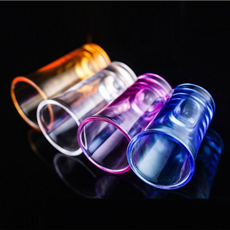 10 ks Plastové Panáky Sada Bezpečné pro Styk s Potravinami Barové Potřeby Stohovatelné Pohárky Párty Svatba Koktejl Vodka