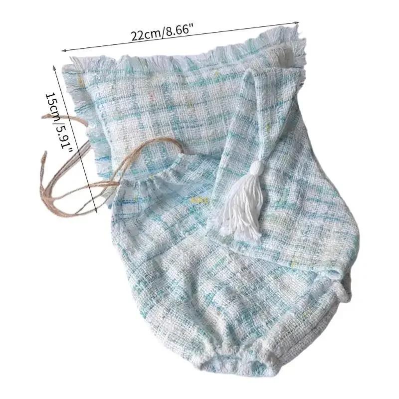 Europäisch-Amerikanisches Neugeborenen-Fotografie-Requisiten-Set 22cm 15cm Größe Säuglingskissen-Rahmen Junge Mädchen Studioaufnahme Hilfsmittel Ausrüstung