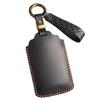 Leather Key Cover for Dongfeng Renault Koleos - Retro Style Protective Shell with Buckle