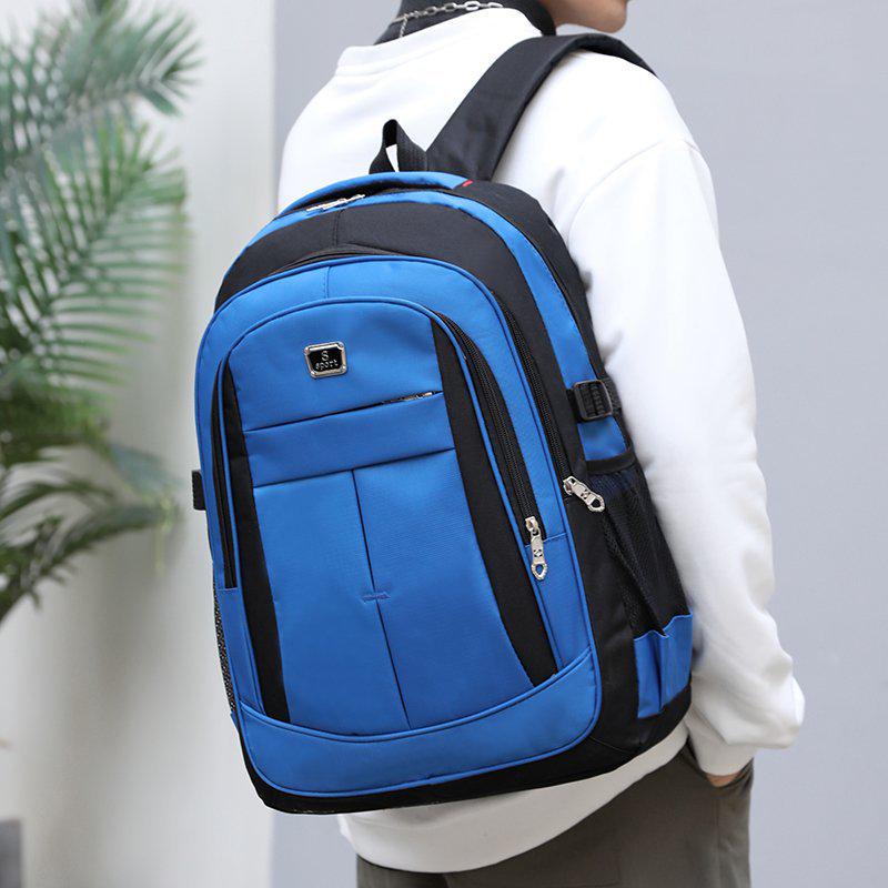 Men's Casual Travel Backpack - Large Capacity for Business, School, and Sports