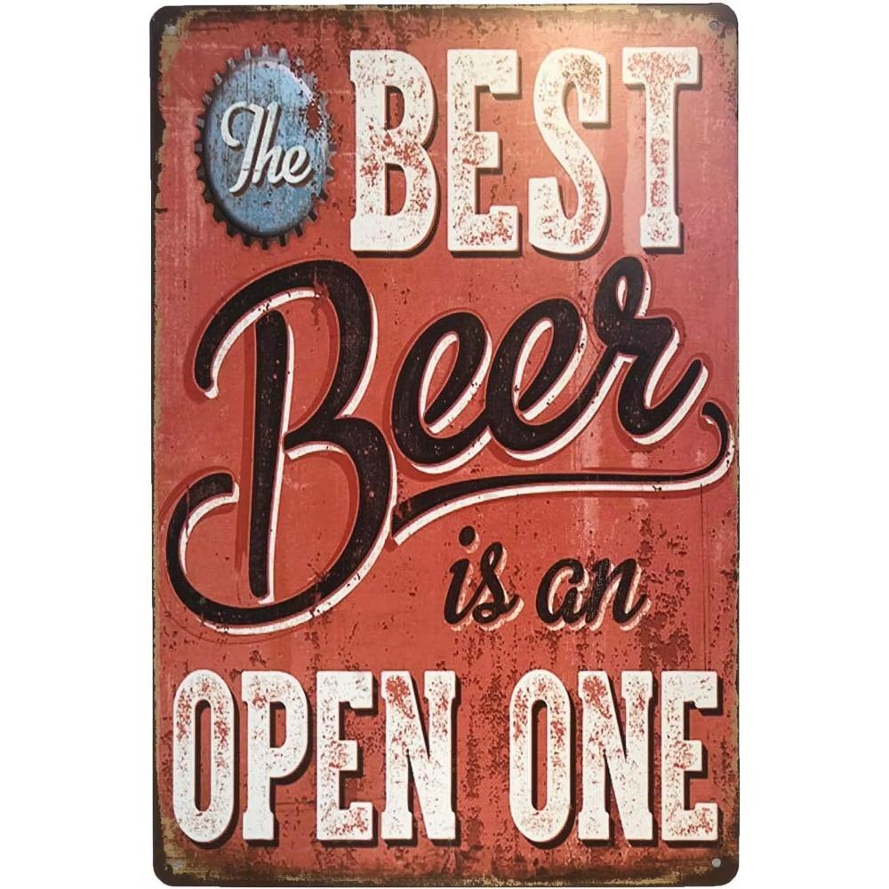 Retro Funny Bar Metal Sign Vintage Plaque Perfect for Pub Club Man Cave Kitchen and Wall Decor