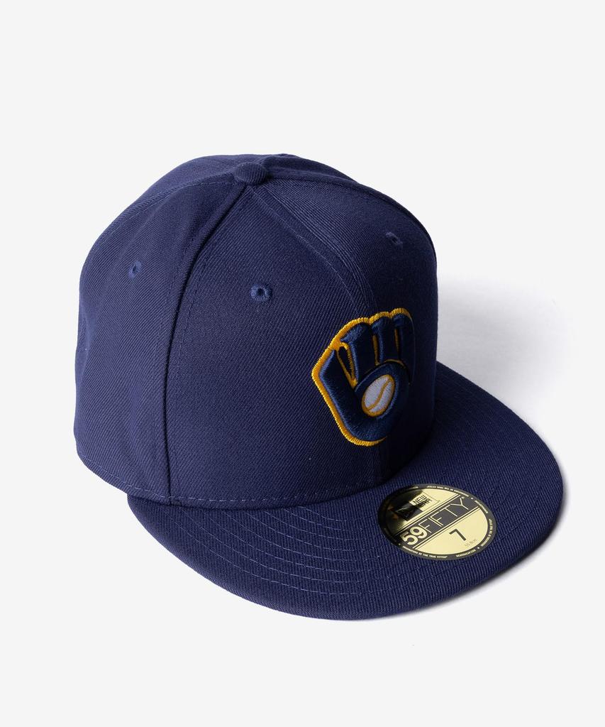 [New Era] 59FIFTY Cap 70361063 Milwaukee Brewers On-Field Authentic Collection NAVY Brand Size: 7 5/8 Japanese Size: 60.6cm [Parallel Import]