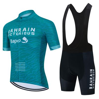 2026 Bahrain Team Cycling Clothing Man's Summer MTB Bike Suit Short Sleeve Bike Clothes Ropa Ciclismo Hombre Cycling Jersey Sets