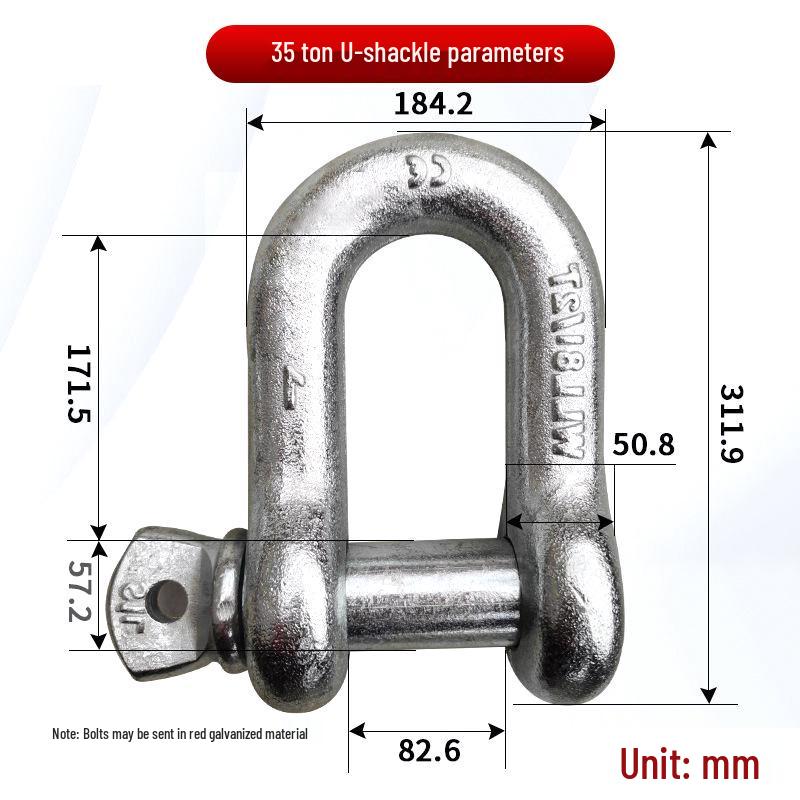 American Bow-Shaped Heavy-Duty Shackle Ring Lock