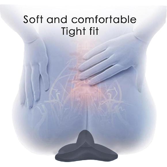 Men's Pelvic Floor Trainer | Hip Strengthening Tool | Sit-on-Top Pelvic Floor Repair for Travel, Office & Home - Black