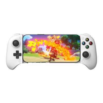8BitDo Ultimate Mobilní herní ovladač pro zařízení Android, Bluetooth mobilní herní ovladač s Hallovými joysticky a Hallovými spouštěmi (Bílý)