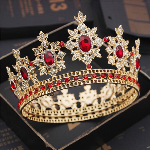 

Роскошная свадебная корона, тиары и короны для невесты, королевские украшения для волос, хрустальная диадема, головной убор для выпускного бала, аксессуары для головы, конкурс красоты